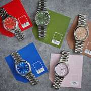  Shop Authentic Citizen x Pantone Automatic Peaceful Green Dial Silver Steel Strap Watch For Men - NJ0158-89Z - Luxxuri