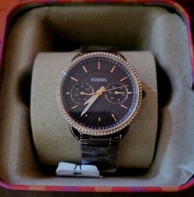  Shop Authentic Fossil Tailor Analog Brown Dial Brown Steel Strap Watch for Women - ES4258 - Luxxuri