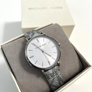  Shop Authentic Michael Kors Addyson Quartz White Dial Gray Leather Strap Watch for Women - MK2951 - Luxxuri