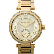  Shop Authentic Michael Kors Skylar Gold Dial Gold Steel Strap Watch for Women - MK5867 - Luxxuri