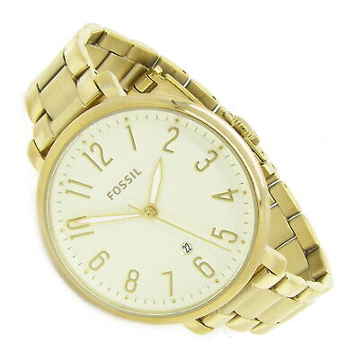  Shop Authentic Fossil Jacqueline Gold Dial Gold Steel Strap Watch for Women - ES3971 - Luxxuri