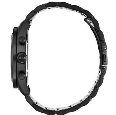  Shop Authentic Hugo Boss Professional Black Dial Black Steel Strap Watch for Men - 1513528 - Luxxuri