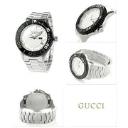  Shop Authentic Gucci G Timeless Sport White Dial Silver Steel Strap Watch For Men - YA126250 - Luxxuri
