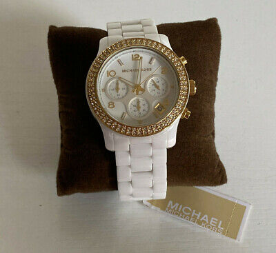  Shop Authentic Michael Kors Runway White Dial White Steel Strap Watch for Women - MK5237 - Luxxuri