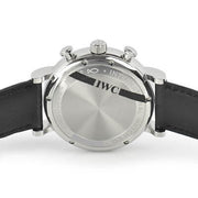  Shop Authentic IWC Portofino Chronograph Black Dial Black Leather Strap Watch for Men - IW391029 - Luxxuri