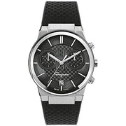  Shop Authentic Salvatore Ferragamo Sapphire Chrono Black Dial Black Silicone Strap Watch for Men - SFME00121 - Luxxuri