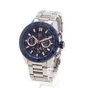  Shop Authentic Tag Heuer Carrera Chronograph Blue Dial Silver Steel Strap Watch for Men - CBG2A11.BA0654 - Luxxuri