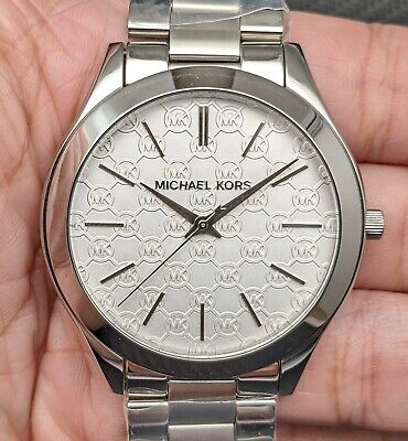  Shop Authentic Michael Kors Runway Silver Dial Silver Stainless Steel Strap Watch for Women - MK3371 - Luxxuri