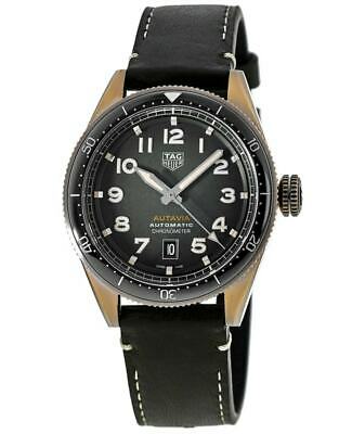  Shop Authentic Tag Heuer Autavia Calibre 5 Automatic Olive Green Dial Green Leather Strap Watch for Men - WBE5190.FC8268 - Luxxuri