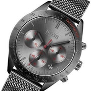  Shop Authentic Hugo Boss Talent Gunmetal Dial Grey Mesh Bracelet Watch for Men - 1513637 - Luxxuri