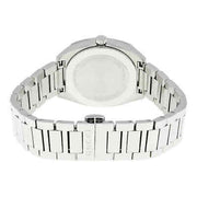  Shop Authentic Gucci G Frame Quartz Diamonds Silver Dial Silver Steel Strap Watch For Women - YA142504 - Luxxuri