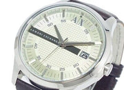  Shop Authentic Armani Exchange Whitman Silver Dial Brown Leather Strap Watch For Men - AX2100 - Luxxuri