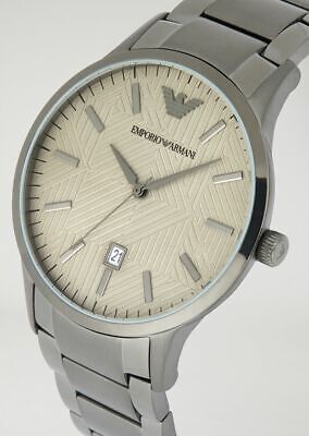  Shop Authentic Emporio Armani Renato Quartz Grey Dial Grey Steel Strap Watch For Men - AR11120 - Luxxuri