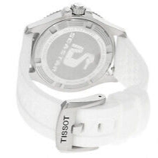  Shop Authentic Tissot Seastar 1000 Mother of Pearl White Dial White Rubber Strap Watch for Women - T120.210.17.116.00 - Luxxuri