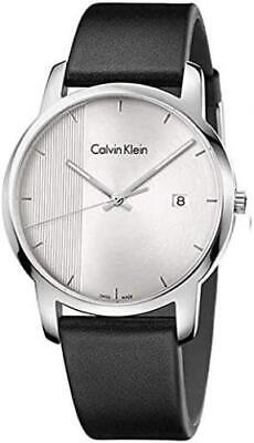  Shop Authentic Calvin Klein City Silver Dial Black Steel Strap Watch for Men - K2G2G1CX - Luxxuri