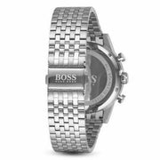  Shop Authentic Hugo Boss Navigator Chronograph Blue Dial Silver Steel Strap Watch for Men - 1513498 - Luxxuri