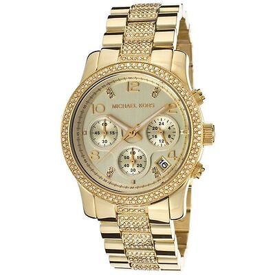  Shop Authentic Michael Kors Runway Gold Dial Gold Steel Strap Watch for Women - MK5826 - Luxxuri