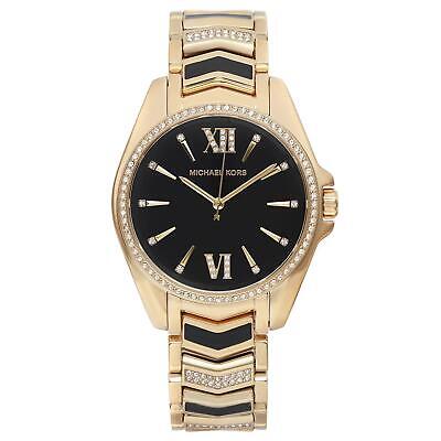  Shop Authentic Michael Kors Whitney Quartz Black Dial Two Tone Steel Strap  Watch For Women - MK6743 - Luxxuri
