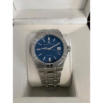  Shop Authentic Maurice Lacroix Aikon Automatic Blue Dial Silver Steel Strap Watch for Women - AI1807-SS002-430-1 - Luxxuri