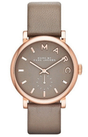  Shop Authentic Marc Jacobs Baker Grey Dial Grey Leather Strap Watch for Women - MBM1266 - Luxxuri