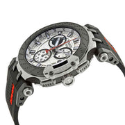  Shop Authentic Tissot T Race Chronograph White Dial Black Silicone Strap Watch For Men - T115.417.27.011.00 - Luxxuri