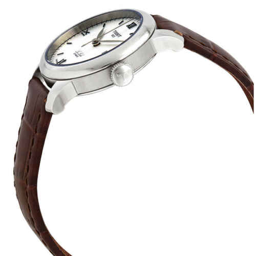  Shop Authentic Tissot T Classic Le Locle Automatic Silver Dial Brown Leather Strap Watch For Women - T006.207.16.038.00 - Luxxuri