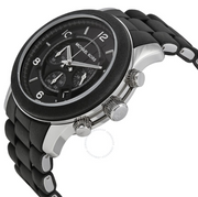  Shop Authentic Michael Kors Runway Black Dial Black Rubber Strap Watch for Men - MK8107 - Luxxuri