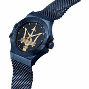  Shop Authentic Maserati Potenza Blue Dial Edition 42mm Mesh Bracelet Watch For Men - R8853108008 - Luxxuri