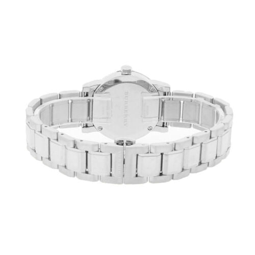  Shop Authentic Burberry The City Silver Dial Silver Steel Strap Watch for Women - BU9200 - Luxxuri