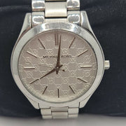  Shop Authentic Michael Kors Runway Silver Dial Silver Stainless Steel Strap Watch for Women - MK3371 - Luxxuri