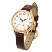  Shop Authentic Marc Jacobs Betty White Dial Brown Leather Strap Watch for Women - MJ1481 - Luxxuri