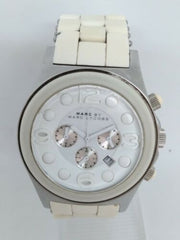  Shop Authentic Marc Jacobs Pelly White Dial White Silicone Strap Watch for Women - MBM2565 - Luxxuri