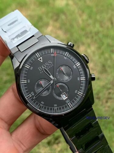  Shop Authentic Hugo Boss Pioneer Black Dial Black Steel Strap Watch for Men - 1513714 - Luxxuri