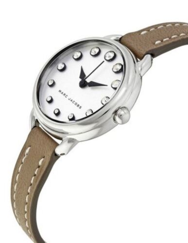  Shop Authentic Marc Jacobs Betty White Dial Brown Leather Strap Watch for Women - MJ1480 - Luxxuri