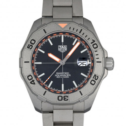  Shop Authentic Tag Heuer Aquaracer Bamford Automatic Black Dial Grey Steel Strap Watch for Men - WAY208F.BF0638 - Luxxuri
