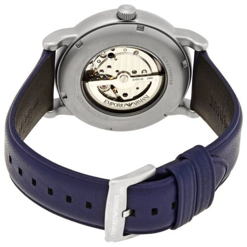  Shop Authentic Emporio Armani Luigi Chronograph Blue Dial Black Leather Strap Watch For Men - AR60011 - Luxxuri
