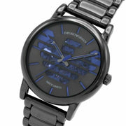  Shop Authentic Emporio Armani Meccanico Automatic Grey Dial Grey Steel Strap Watch For Men - AR60029 - Luxxuri