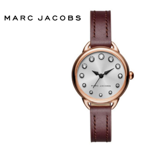  Shop Authentic Marc Jacobs Betty White Dial Brown Leather Strap Watch for Women - MJ1481 - Luxxuri