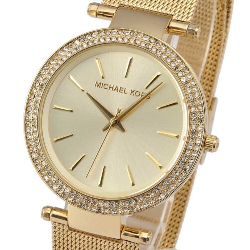  Shop Authentic Michael Kors Darci Gold Dial Gold Mesh Bracelet Watch for Women - MK3368 - Luxxuri