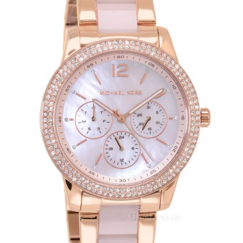  Shop Authentic Michael Kors Tibby Multifunction Rose Gold Dial Rose Gold Steel Strap Watch For Women - MK6928 - Luxxuri