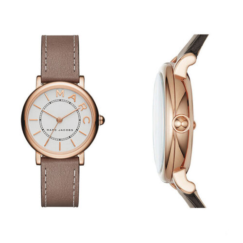  Shop Authentic Marc Jacobs Roxy White Dial Light Brown Leather Strap Watch for Women - MJ1538 - Luxxuri