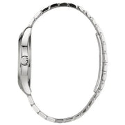  Shop Authentic Gucci G Timeless Diamonds Black Dial Silver Steel Strap Watch For Men - YA126405 - Luxxuri