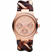  Shop Authentic Michael Kors Runway Rose Gold Dial Two Tone Steel Strap Watch for Women - MK4269 - Luxxuri