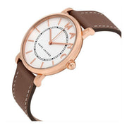  Shop Authentic Marc Jacobs Roxy White Dial Light Brown Leather Strap Watch for Women - MJ1538 - Luxxuri