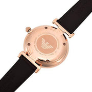  Shop Authentic Emporio Armani Gianni T-Bar Quartz Blue Dial Blue Leather Strap Watch for Women - AR11424 - Luxxuri