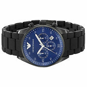  Shop Authentic Emporio Armani Sportivo Chronograph Blue Dial Black Strap Watch For Men - AR5921 - Luxxuri