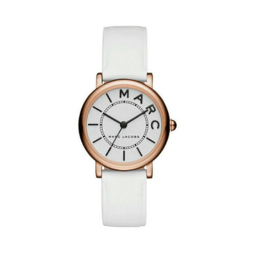  Shop Authentic Marc Jacobs Roxy White Dial White Leather Strap Watch for Women - MJ1562 - Luxxuri