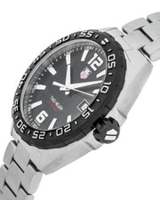  Shop Authentic Tag Heuer Formula 1 Quartz Black Dial Silver Steel Strap Watch for Men - WAZ1110.BA0875 - Luxxuri
