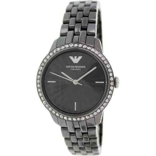  Shop Authentic Emporio Armani Ceramica Crystals Black Dial Black Ceramic Strap Watch For Women - AR1478 - Luxxuri