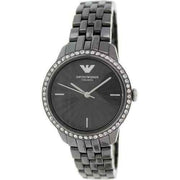  Shop Authentic Emporio Armani Ceramica Crystals Black Dial Black Ceramic Strap Watch For Women - AR1478 - Luxxuri